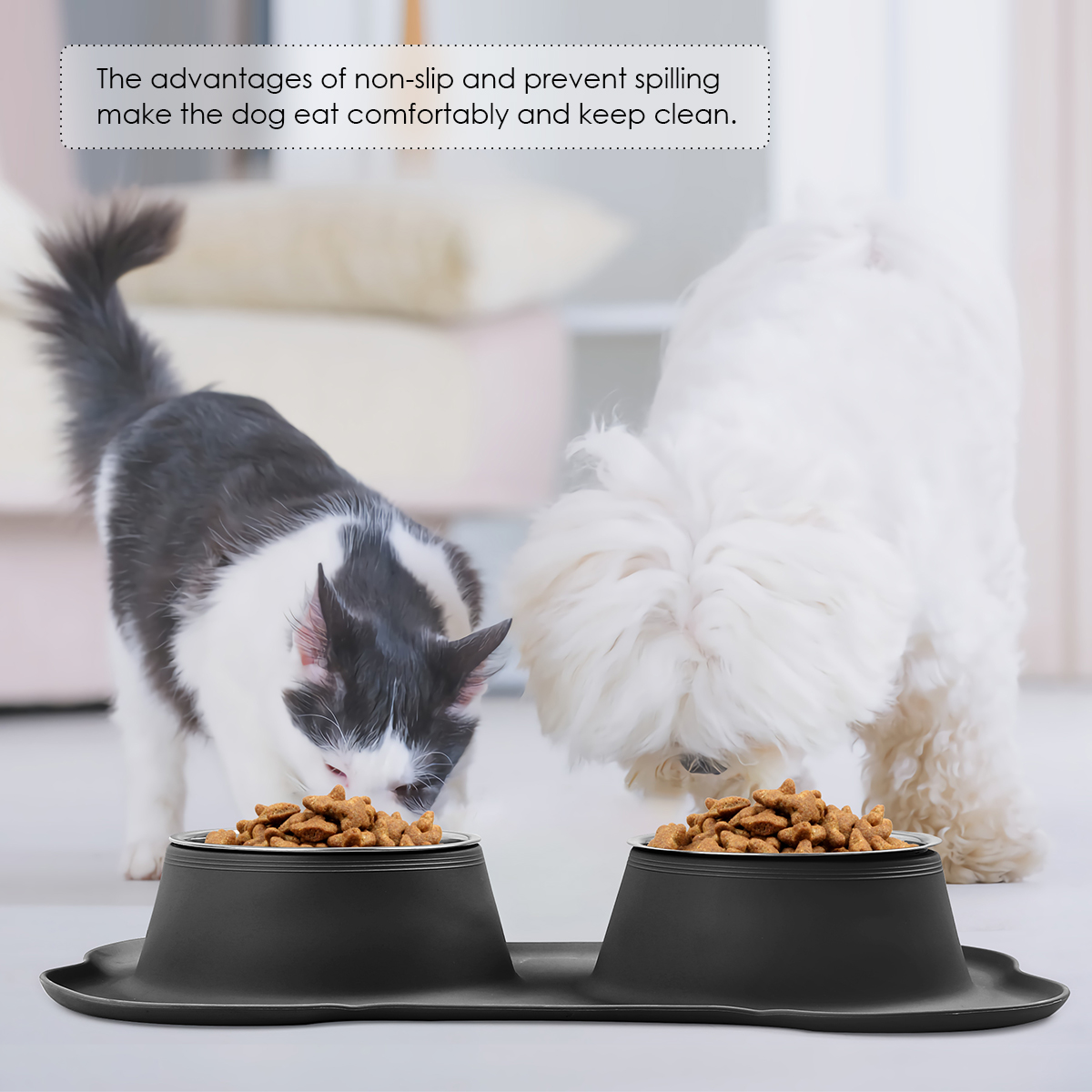 URPOWER 53 oz Stainless Steel Dog Bowls