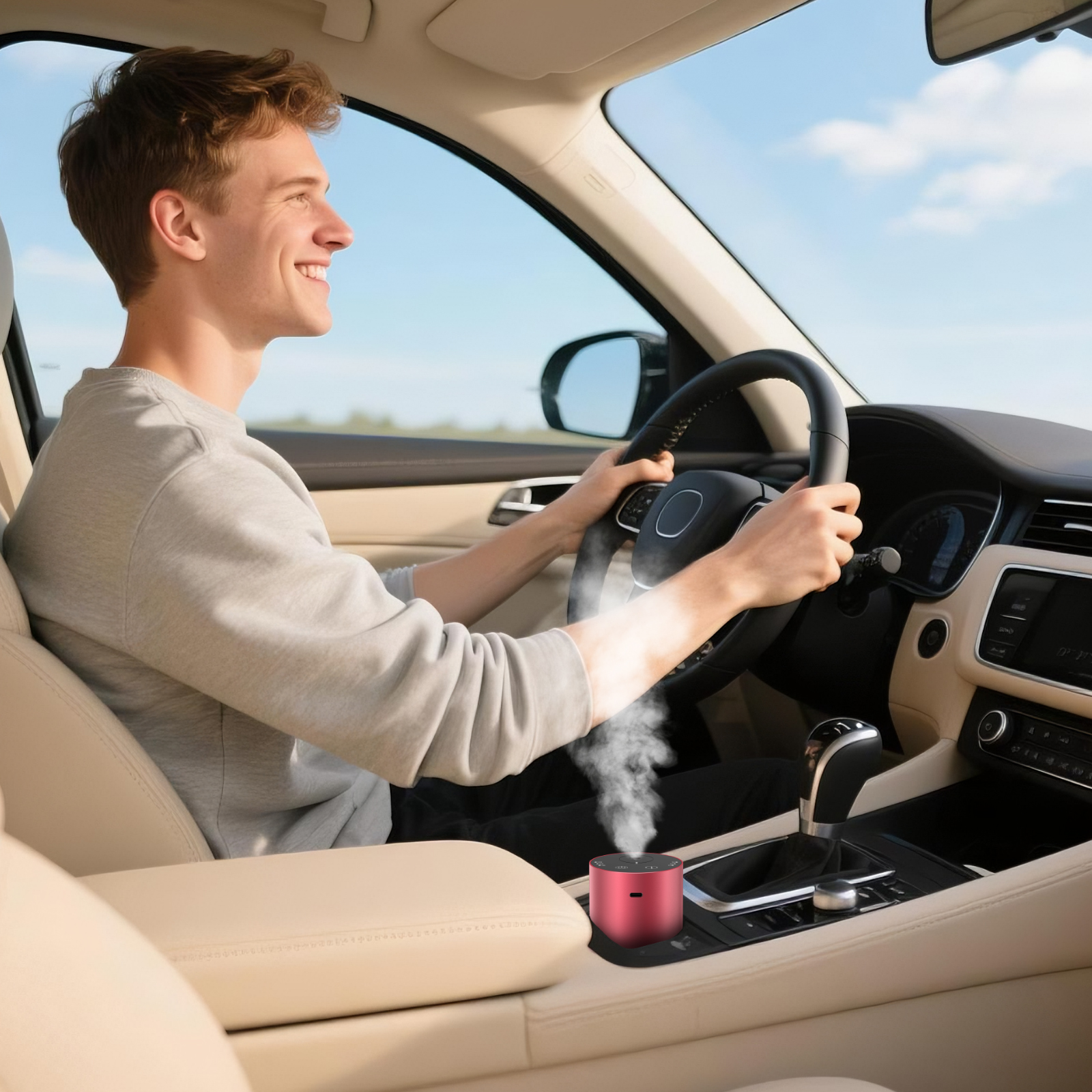 URPOWER Waterless Essential Oil Diffuser - No Water Needed Battery Operated  Mini Scent Air Machine Aromatherapy Diffuser Aluminum for Home Car Office Room